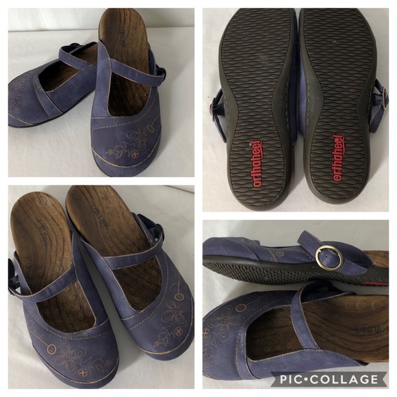 Othaheel/Vionic Shoes - Women’s Orthaheel/Vionic Buckle Slip on Mules, 10